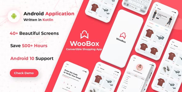 WooBox v5.15.0 – WooCommerce Android 应用程序电子商务完整移动应用程序 + kotlin