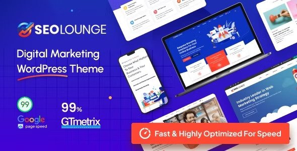 SEO Lounge v4.0.2 – 数字营销主题