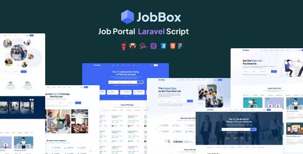 JobBox v1.13.3 – Laravel Job Portal 多语言系统