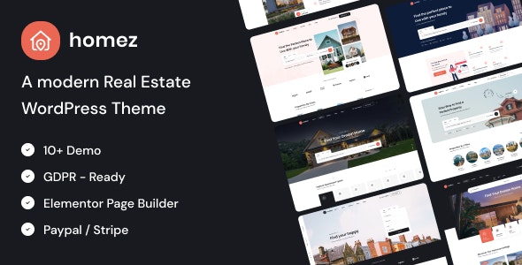 Homez v1.0.3 – 房地产 WordPress 主题