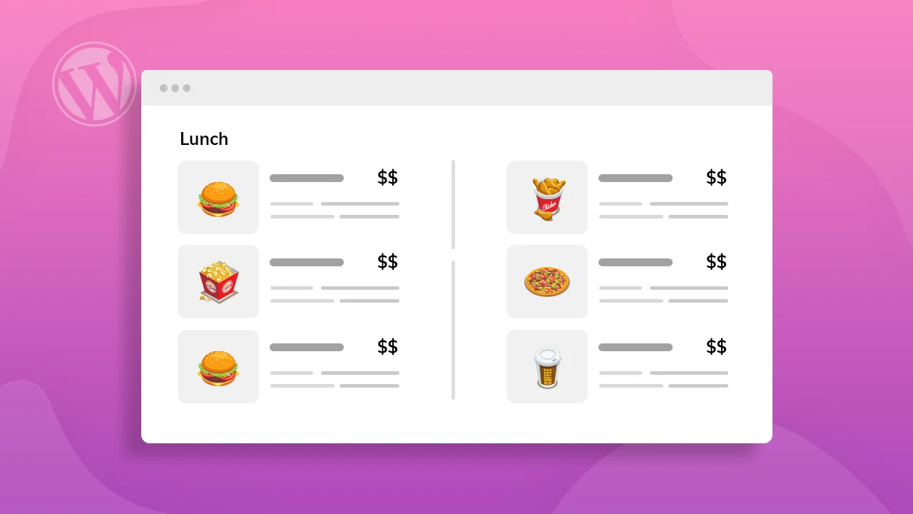 Food Menu Pro v4.0.1 – WooCommerce餐厅菜单和在线订购