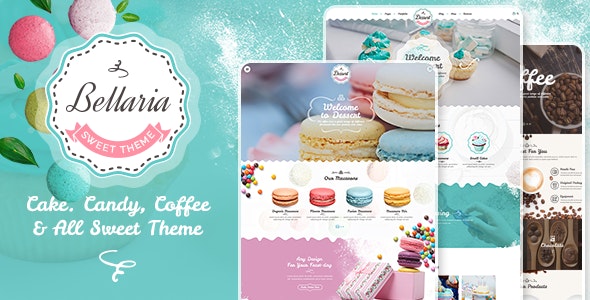 Bellaria v1.1.5 – 美味的蛋糕和面包店 WordPress 主题