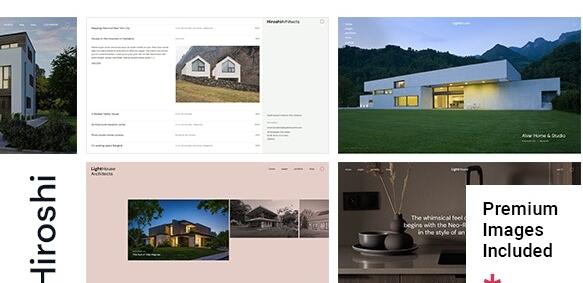 Hiroshi v1.0 – Architecture and Interior Design Theme