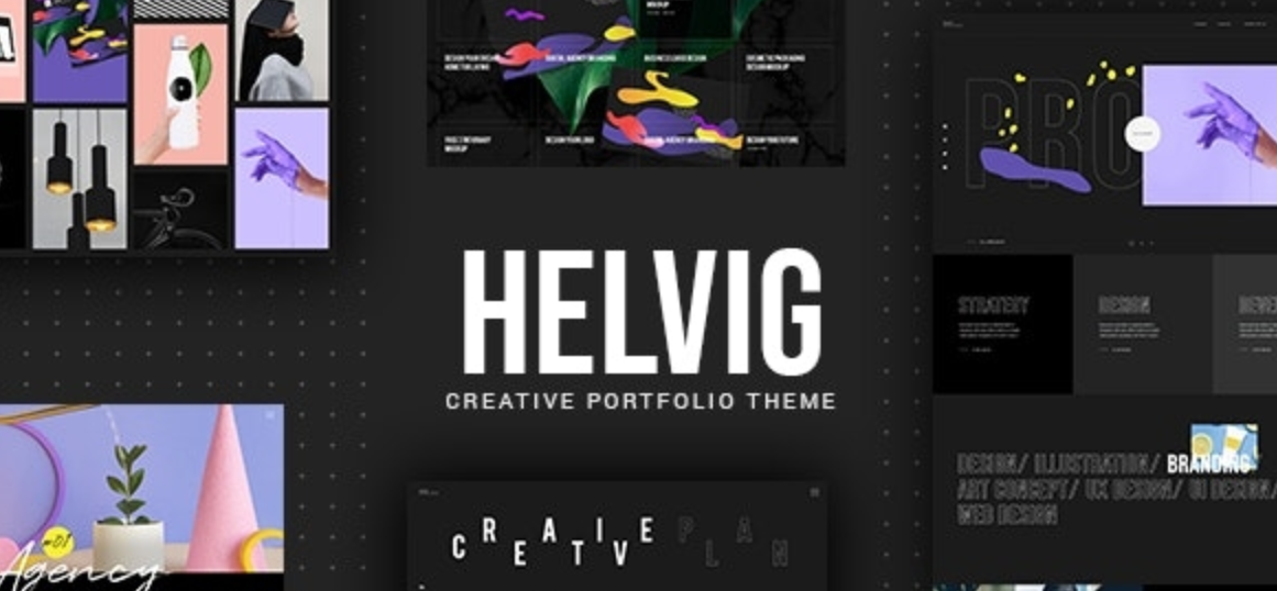 Helvig v1.0  – 创意作品集主题