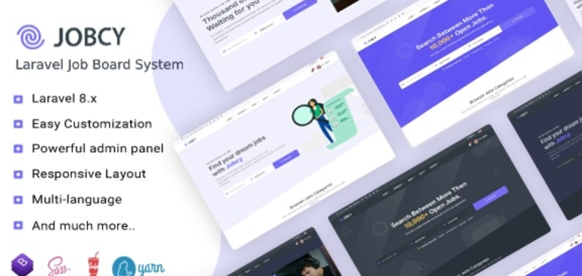 Jobcy v1.11.0 – Laravel Job Board 多语言系统
