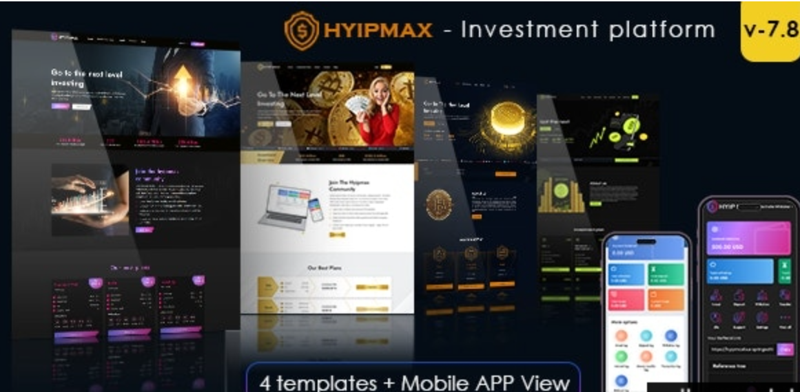 HYIP MAX v13.0（已汉化） – high yield investment platform