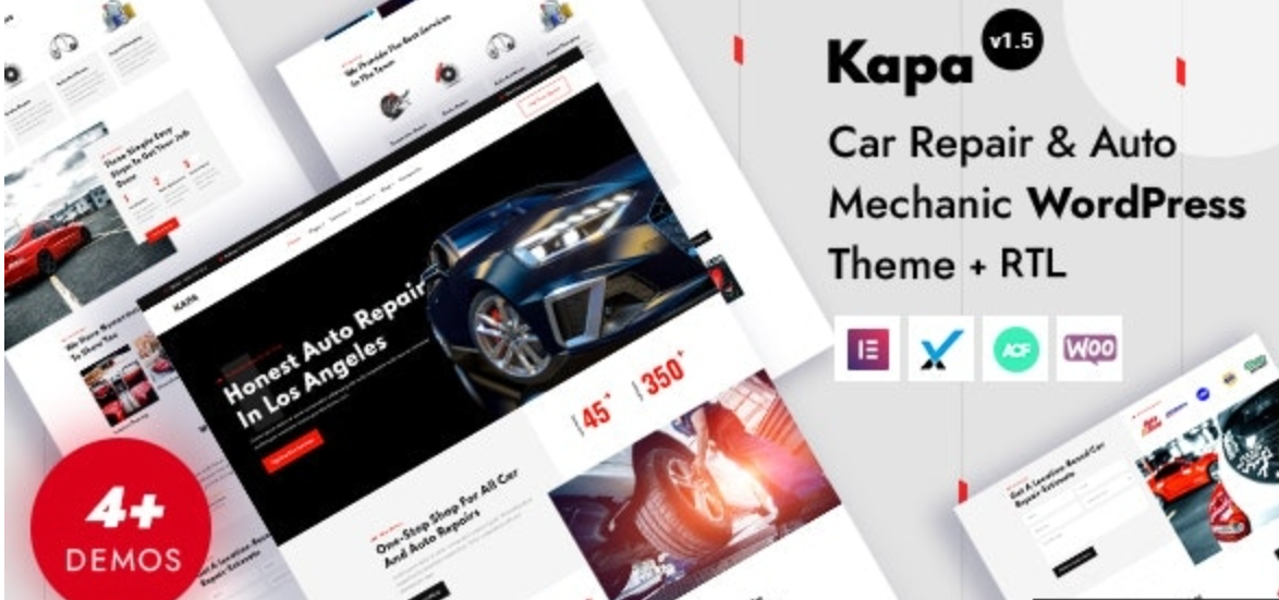 Kapa v1.5.0 – Car Repair & Auto Services WordPress Theme