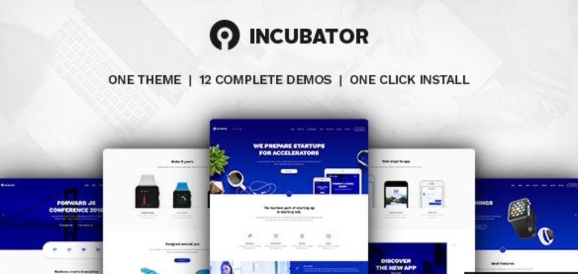 Incubator v4.0 – WordPress Startup Business Theme