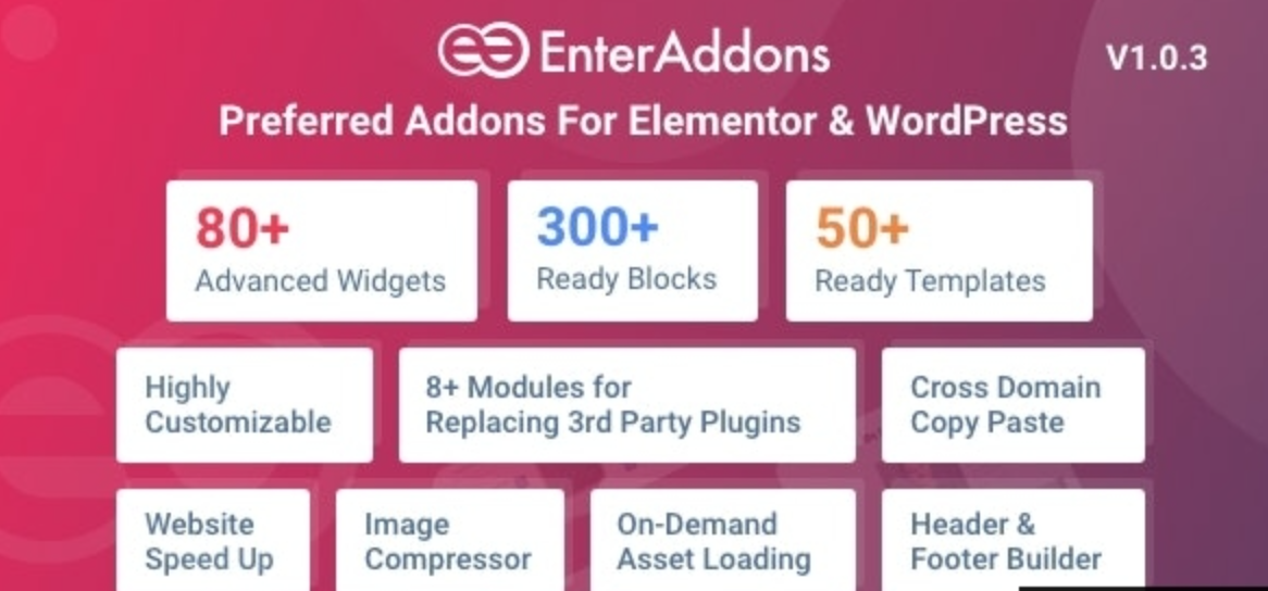 Enter Addons Pro v1.0.4 – Preferred Addons For Elementor And WordPress