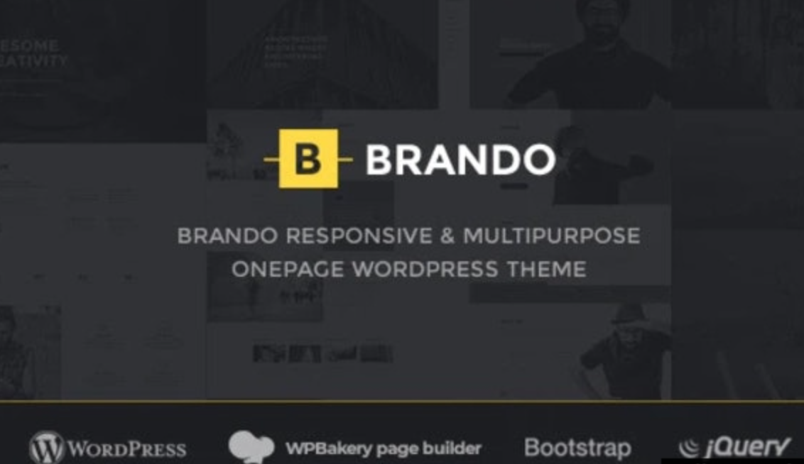 Brando v2.4 – Responsive and Multipurpose OnePage WordPress Theme