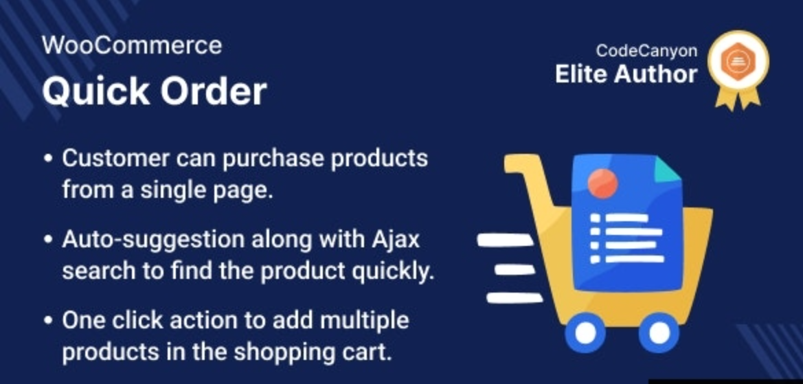 Quick Order Plugin for WooCommerce v1.1.5