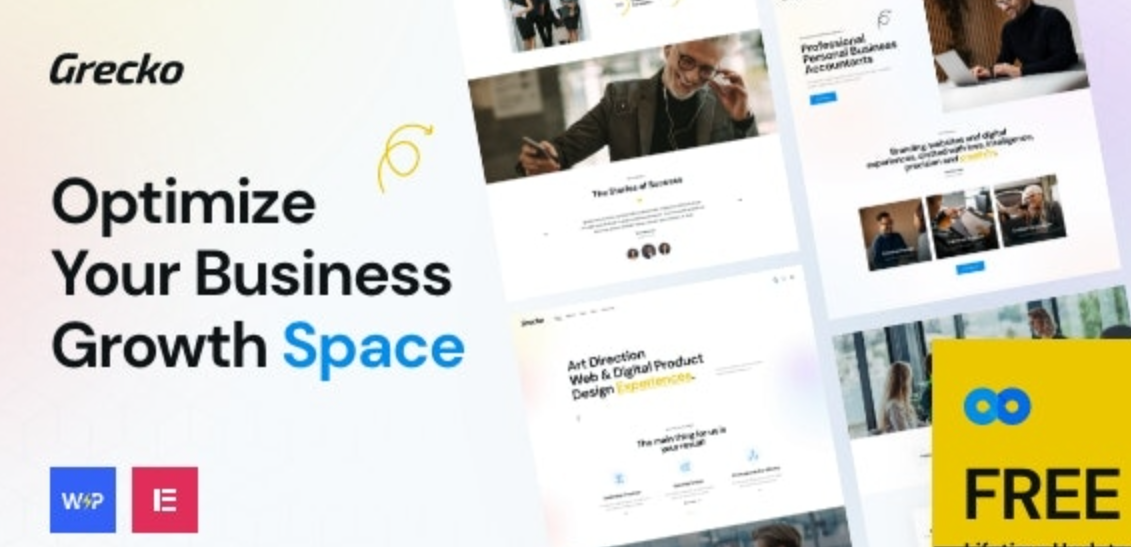 Grecko v5.9 – Multipurpose Business WordPress Theme with Clean Design