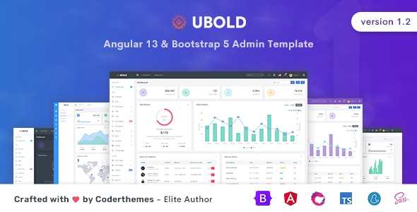 UBold v1.2.0 – Angular 13 Admin & Dashboard Template