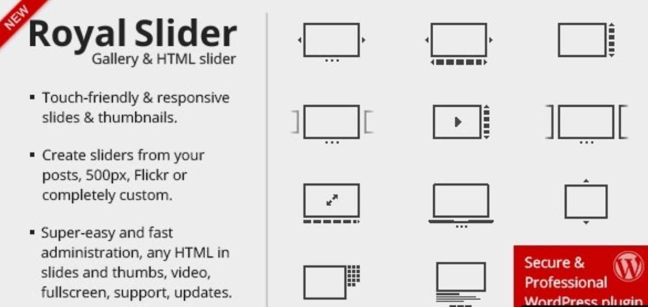 RoyalSlider v3.4.2 – Touch Content Slider for WordPress