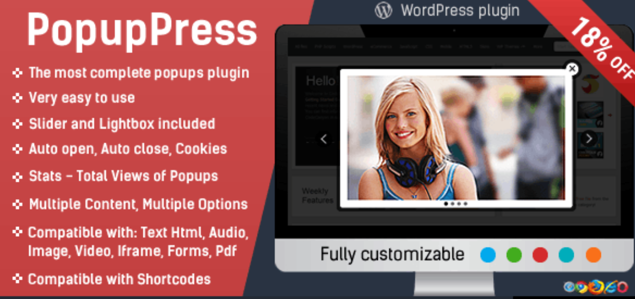 Popup Plugin for WordPress – Popup Press – Popups Slider & Lightbox v3.1.6