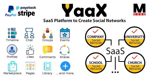 YaaX v1.4 – SaaS Platform to Create Social Networks