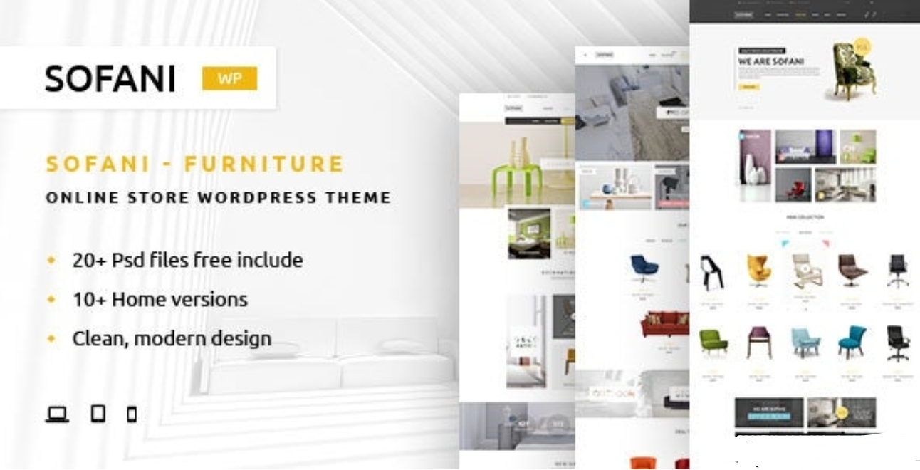 Sofani v1.7.1 – 家具店 WooCommerce WordPress 主题