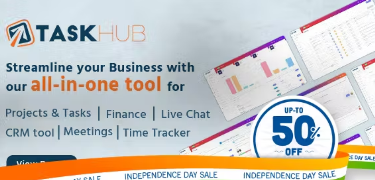 Project Management, Finance, CRM Tool – Taskhub v3.0.2