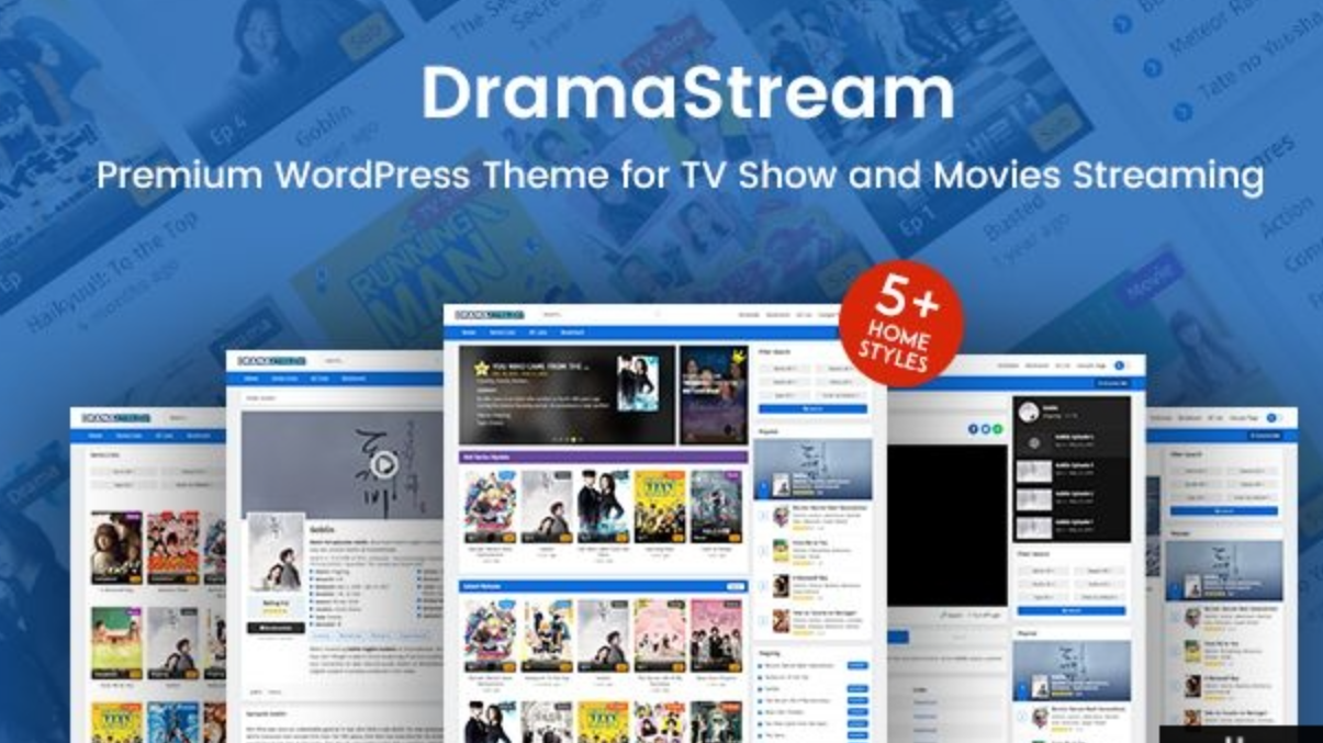 DramaStream v2.1.3 – WordPress 主题