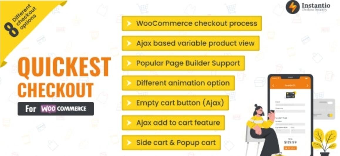 WooCommerce All in One Cart and Checkout | Side Cart, Popup Cart and One Click Checkout – Instantio v3.1.2