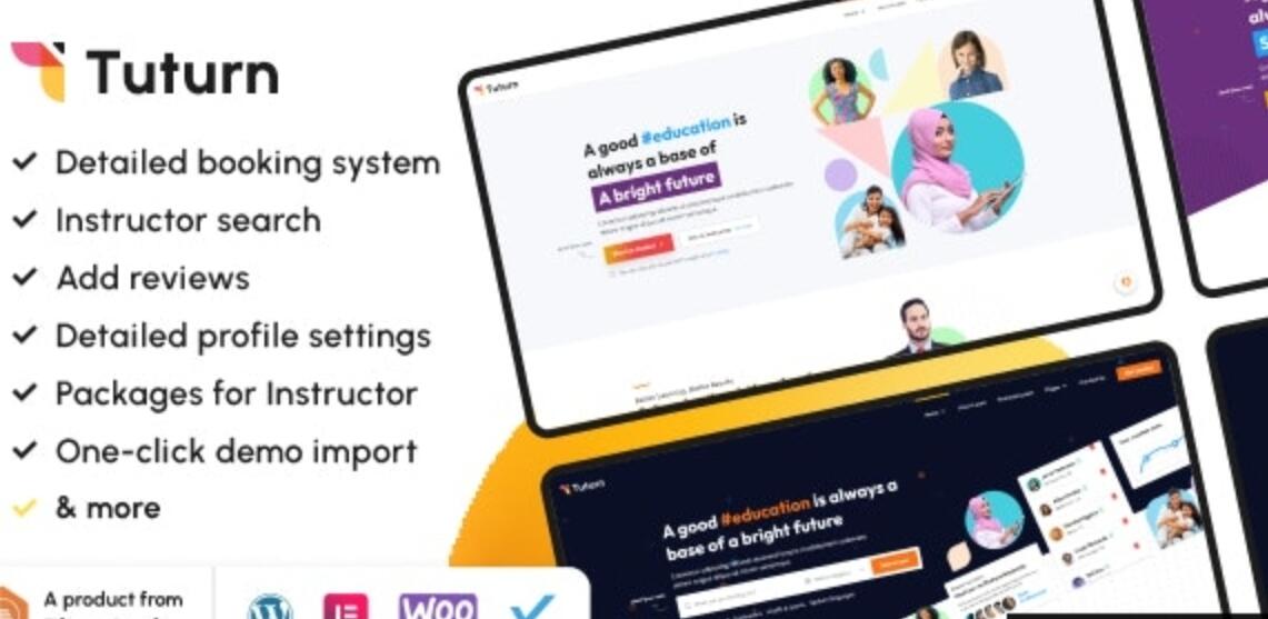 Tuturn v2.9 – 在线导师 MarketPlace WordPress 主题