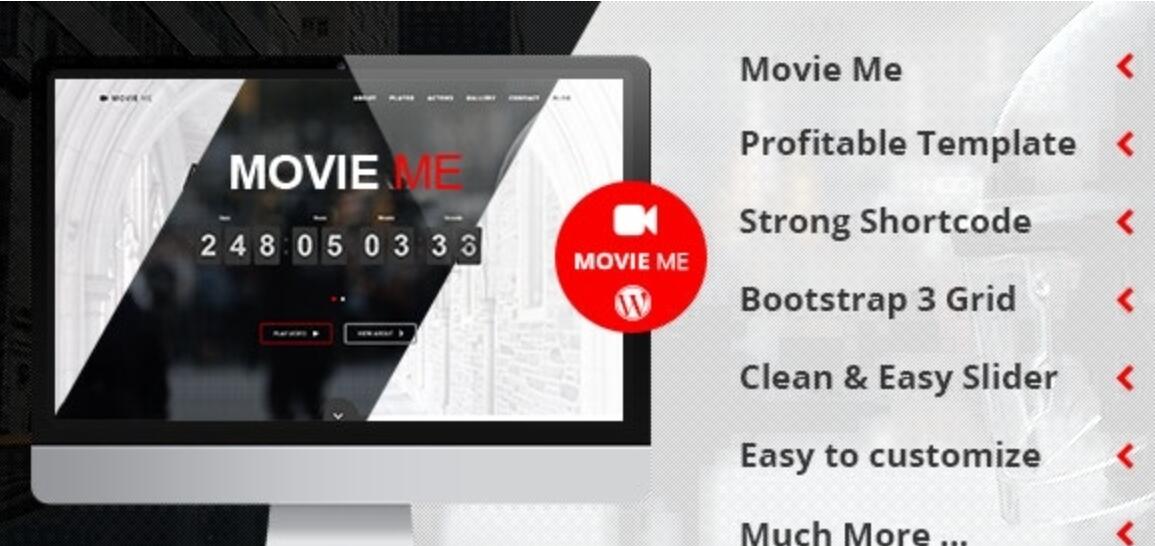 Movie Me v5.7 – WordPress单页响应式主题