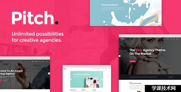 Pitch – Digital Agency & Freelancer Theme v3.8