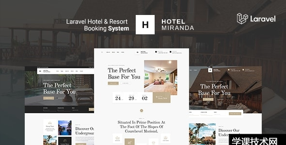 Miranda v1.42.1 – Laravel Hotel & Resort 多语言预订系统