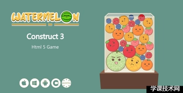 Watermelon – HTML5 Game (Construct 3) v1.0