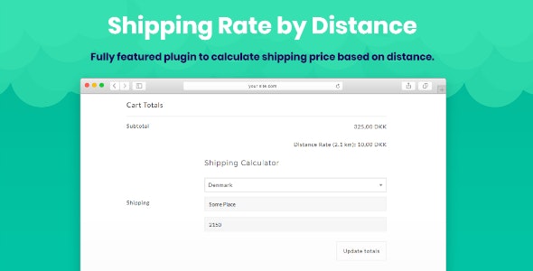 Shipping Rate by Distance for WooCommerce v1.1.5 – WordPress计算运输费用插件