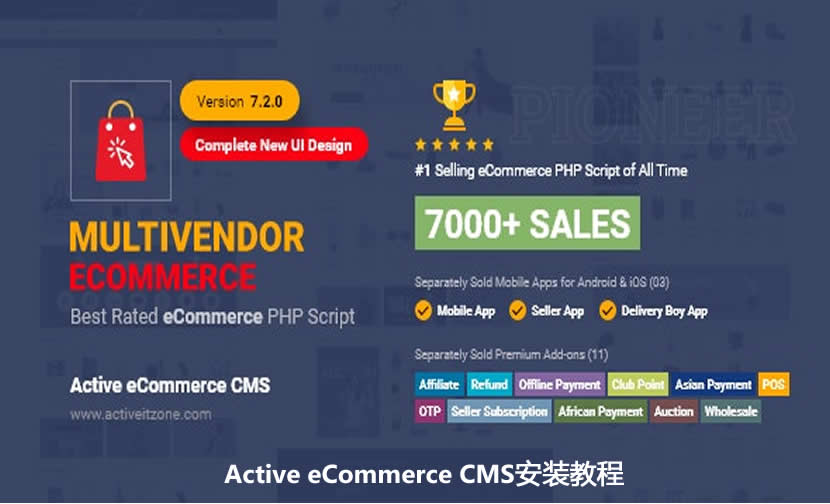 Active eCommerce CMS 安装教程