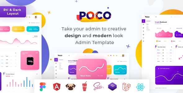 Poco v13 December 2023 – Bootstrap 5 HTML, React, Angular 16 Figma & Laravel 10 Admin Dashboard Template