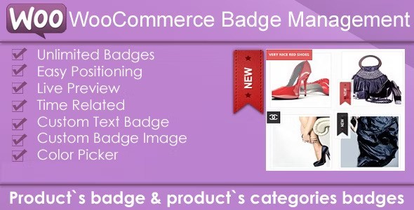 WooCommerce Products Badge Management v5.1