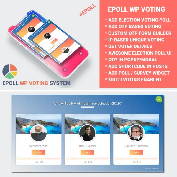 WP Poll Survey & Voting System – ePoll PRO v3.1