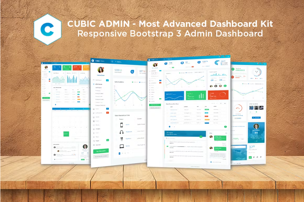 Cubic Admin v1.0 – Dashboard + UI Kit Framework with Frontend Templates