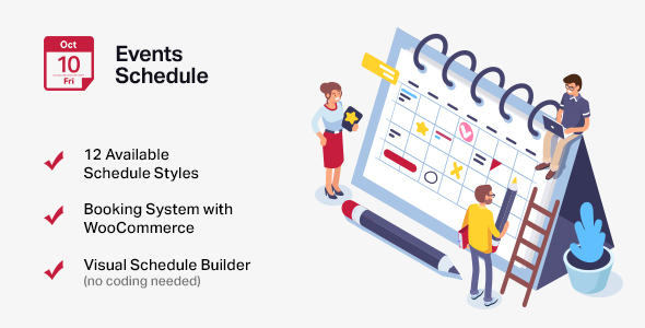 Events Schedule v2.6.2 – WordPress 活动日历插件