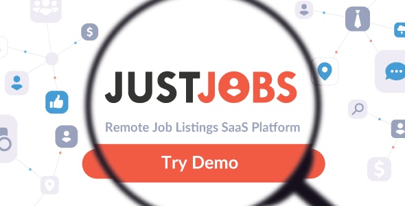 JustJobs v1.1.0 – Remote Job Listings SaaS platform