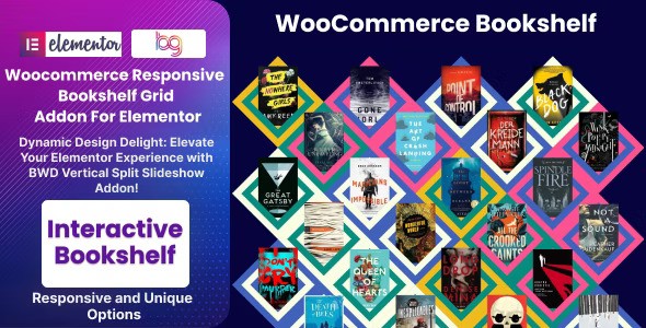 BWD Woocommerce Responsive Bookshelf Grid Addon For Elementor v1.0