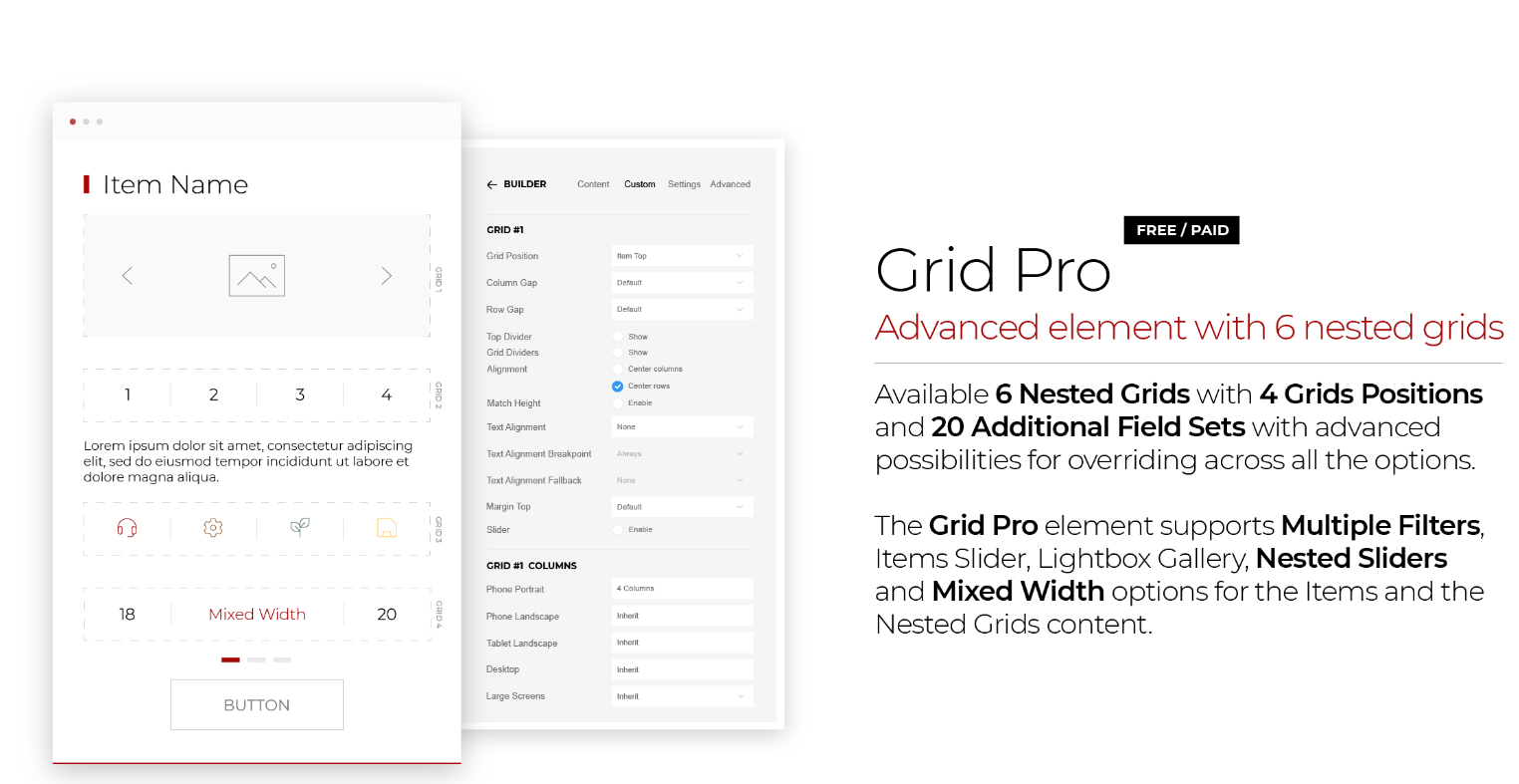 [FS] Grid Pro Element for Yootheme Pro v1.4.8