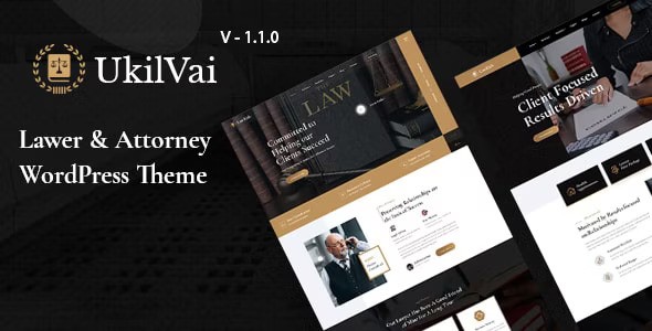 Ukilvai v1.1.2 – WordPress 律师主题