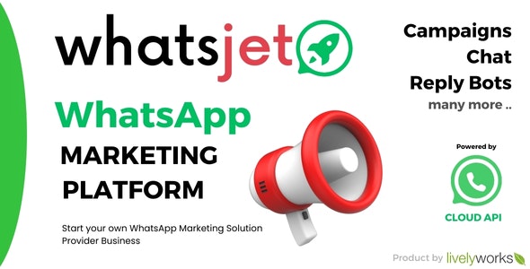 WhatsJet SaaS v5.5.1（已汉化） – 具有批量发送、营销活动和聊天机器人功能的 WhatsApp 营销平台