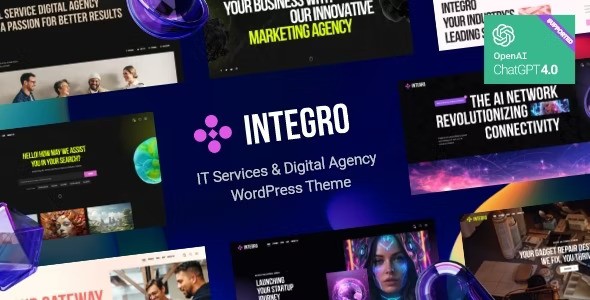 Integro v1.5 – WordPress IT 服务和数字机构 主题