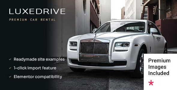 LuxeDrive v1.0 – 豪华轿车和汽车租赁主题