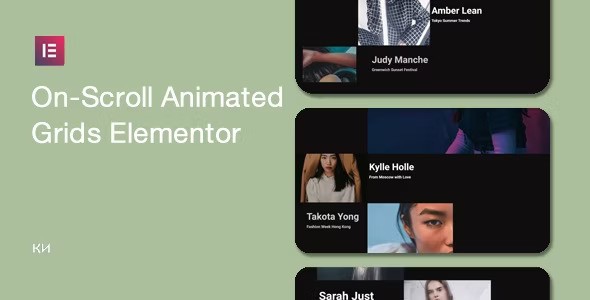 On-Scroll Animated Grid for Elementor v1.0.1