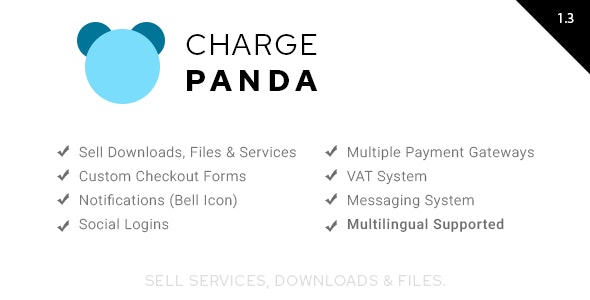 ChargePanda v1.0 – Sell Downloads, Files and Services (PHP 源码)