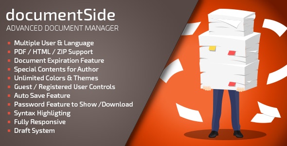 documentSide PHP Document & Guide Manager v2.1 – PHP文档和指南管理源码