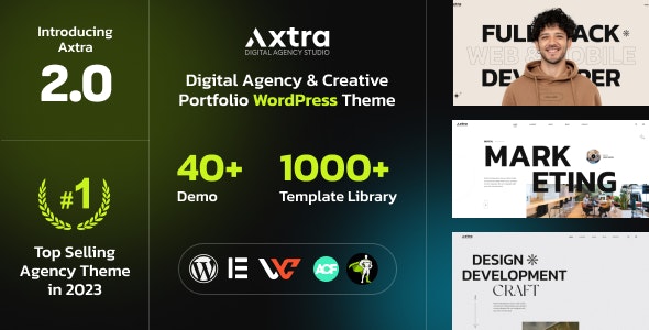 Axtra v2.0 – Digital Agency Creative Portfolio Theme