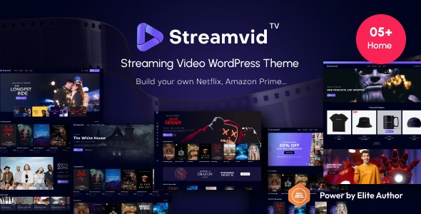 StreamVid v6.0.4 – WordPress视频流主题