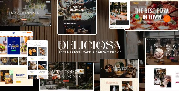 Deliciosa v1.5 – WordPress 餐厅、咖啡馆和酒吧主题