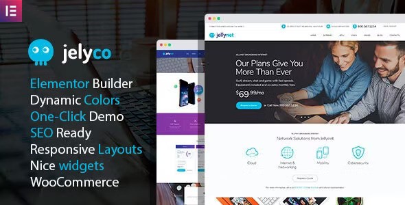 JelyCo v1.1.0 – WordPress ISP 和电信主题